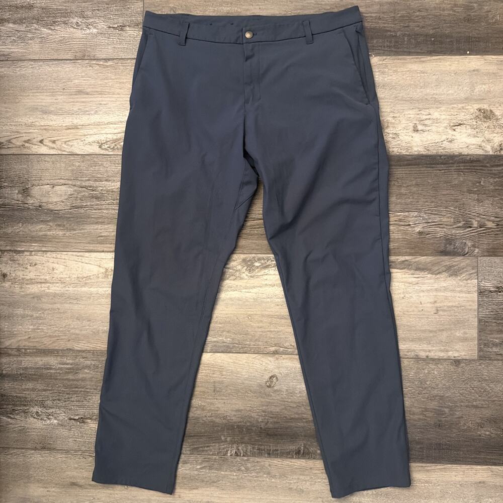 Lululemon Pants Mens 38 Blue Classic ABC Casual Chino Workwear Travel 38x34
